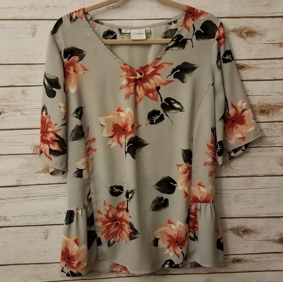 Junarose Tops - Junarose Boutique PLUS Sz 18 Floral Blouse